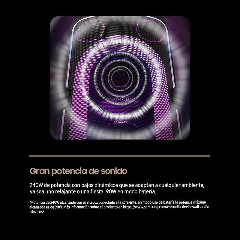 Sound Tower MX-ST50F/ZF, Audio 240W, Suono Bidirezionale, 18 Ore di Autonomia, Resistente all'Acqua (IPX4), Party Lights +, Ingresso USB, Multiconnessione Bluetooth, 2025