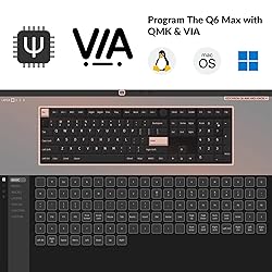 Keychron Q6 Max QMK/VIA Bluetooth Wireless /2.4