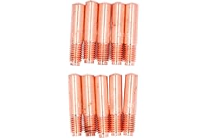 30PCS 0.035in Brass MIG Welding Tips 000068 Replacement for M10 M15 M25 M40 M150
