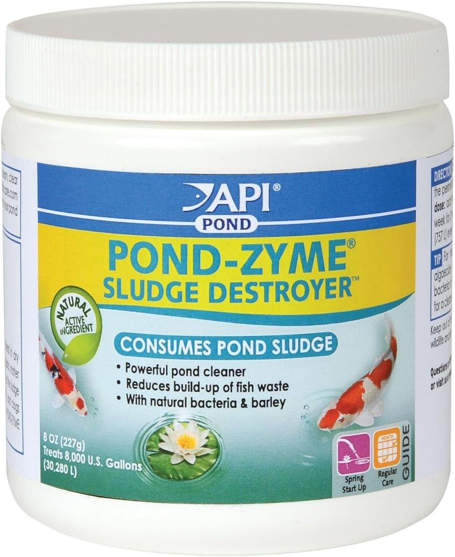 API Aquarium Pharmaceuticals Inc 146 8 Oz Pond-Zyme Sludge Destroyer, Pack of 12