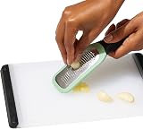 OXO Good Grips Etched Stainless Ginger Garlic Grater Green Spices view 8