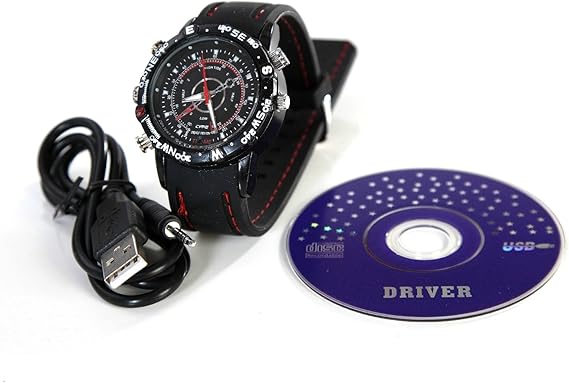 Hd 4gb Spycam Armbanduhr Uhr Video 1280x960 Pixel Bilder 3264x2448 Pixel Dvr Camcorder Spion Spionage Spy Cam Hidden Amazon De Uhren