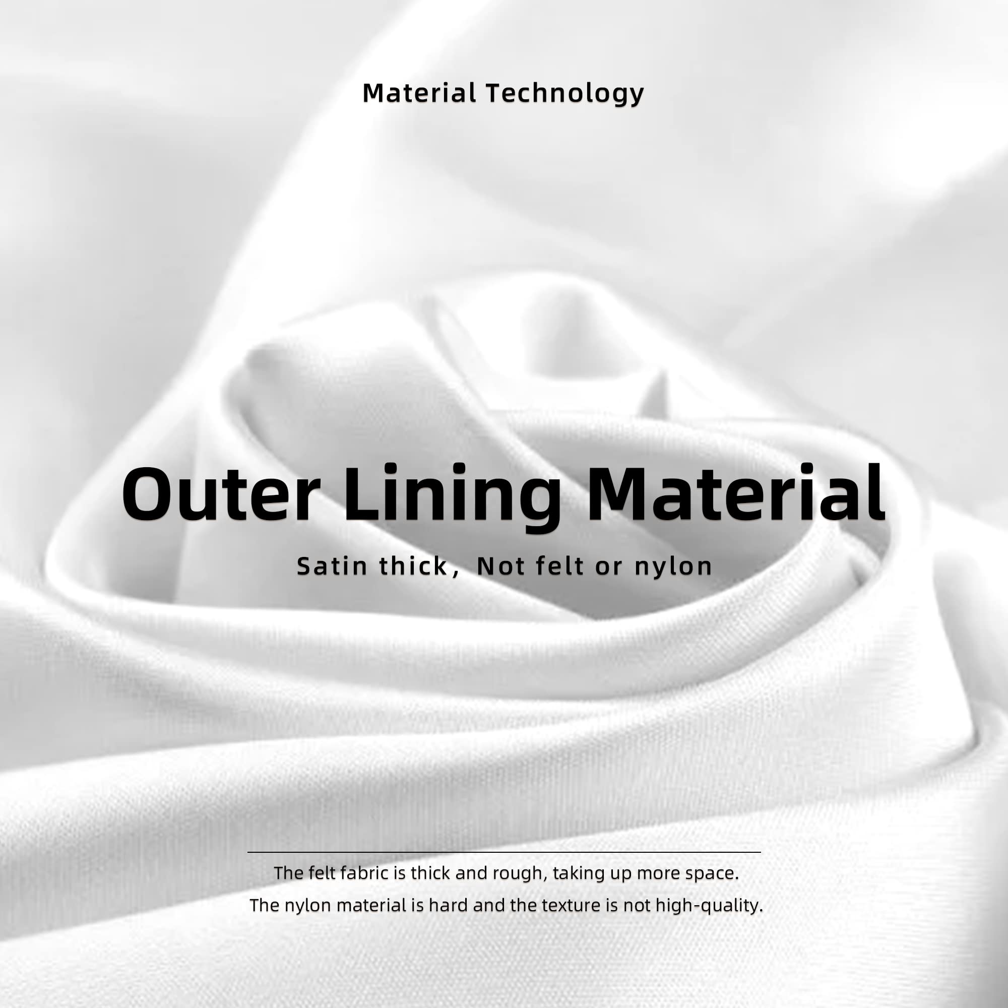 DGAZ Purse Pillow Shaper Insert for Chanel CF Bags, Silky Pillow Shaper for Luxury Handbags（White, Jumbo 30）