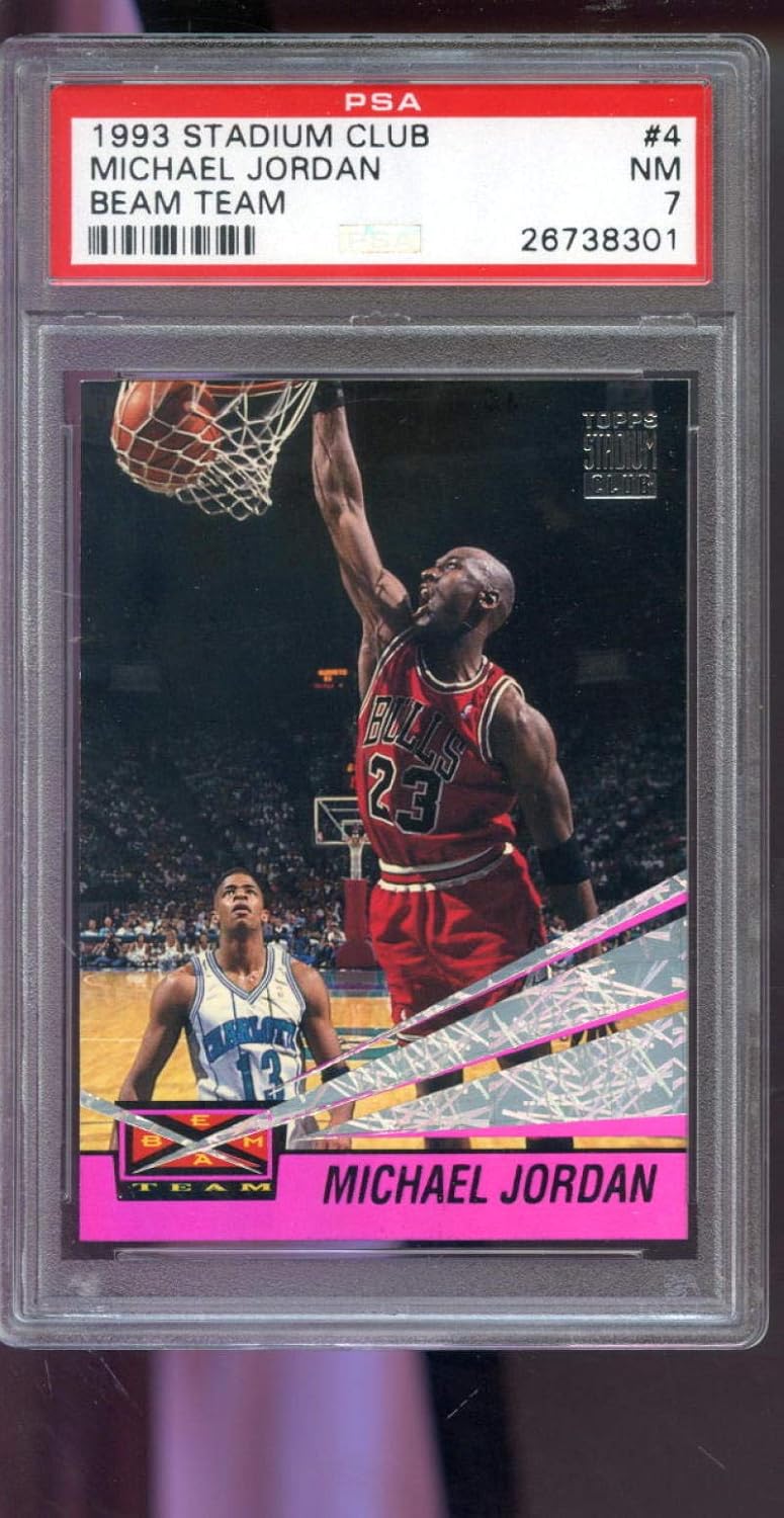 topps stadium club michael jordan