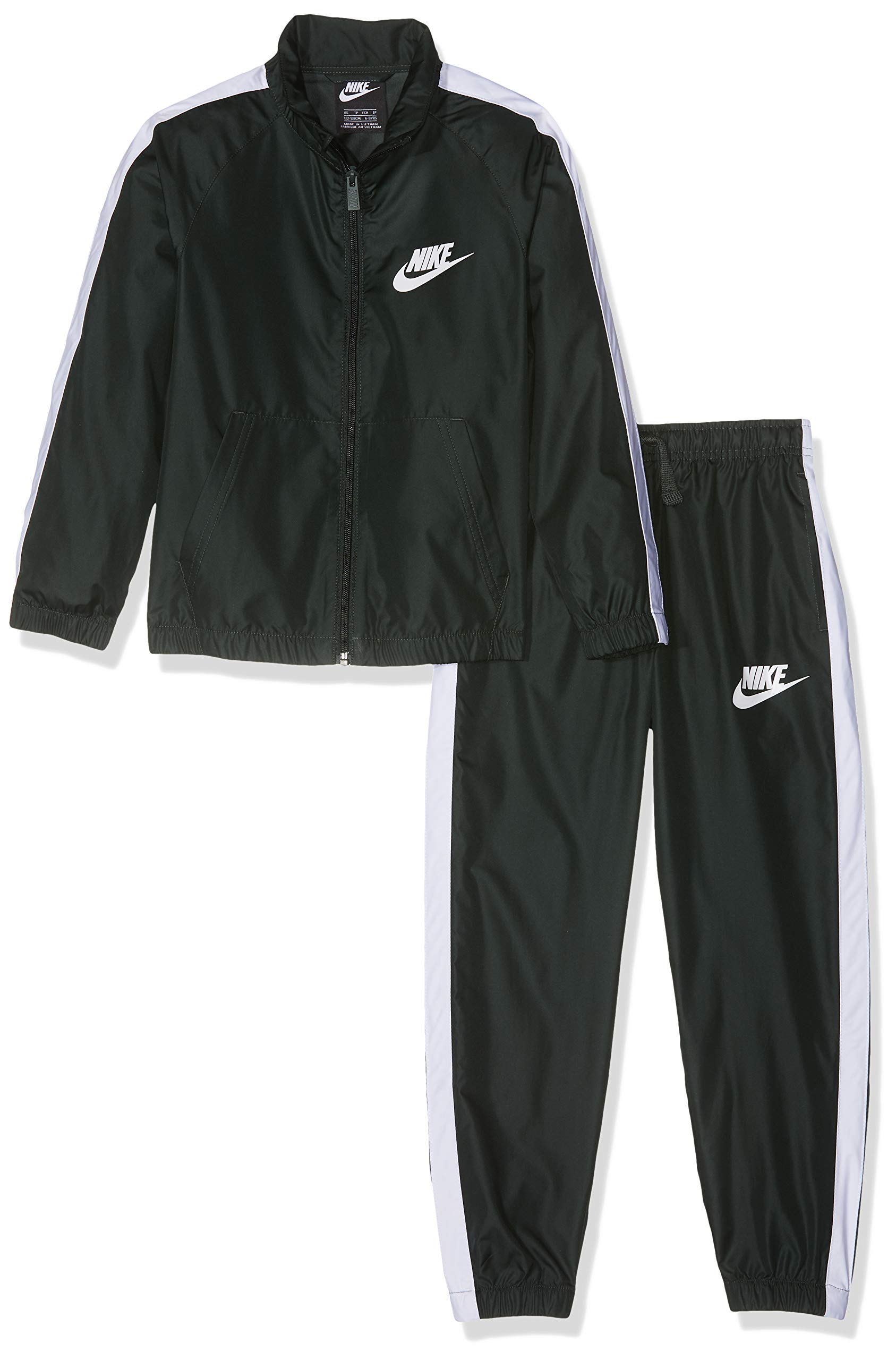 Nike Kids B NSW WOVEN Tracksuit - Outdoor Green/White, X-Small