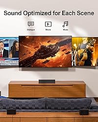 ULTIMEA 5.1 Sound Bar, 410W Dolby Atmos Surround