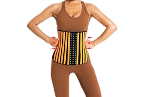 Vigorix Waist Trainer for Women,Body Shaper Waist Trimmer Belt Latex Sauna Sweat Absorbing Corset