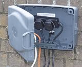 Masterplug WBX IP54 Weatherproof Box 8m 4-Gang 10A Extension Lead Grey Black view 2