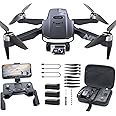 NAFYRE N11 PRO GPS Drone with Camera for Adults 4K UHD, 90 Min Long Flight Time, Long Control Range, Auto Return, Follow Me, Brushless Motor, 5G FPV RC Quadcopter for Beginners