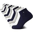 Tommy Hilfiger Men's Socks - Cushion Quarter Cut Ankle Socks (12 Pack)
