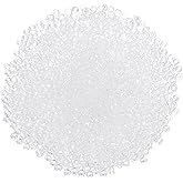 uxcell 1600Pcs Glass Seed Beads, 2mm 11/0 Loose Mini Beads with Hole, Bulk Craft Spacer for Earring Bracelet Necklace Jewelry Making, Clear