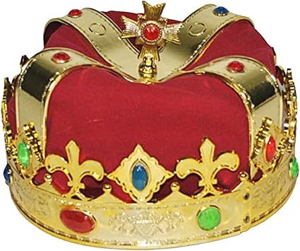 Corona Da Re Lusso Travestimento In Plastica Amazon It Giochi E Giocattoli
