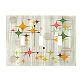 Xuejiaku Decorative Switch Plate Covers Mid Century