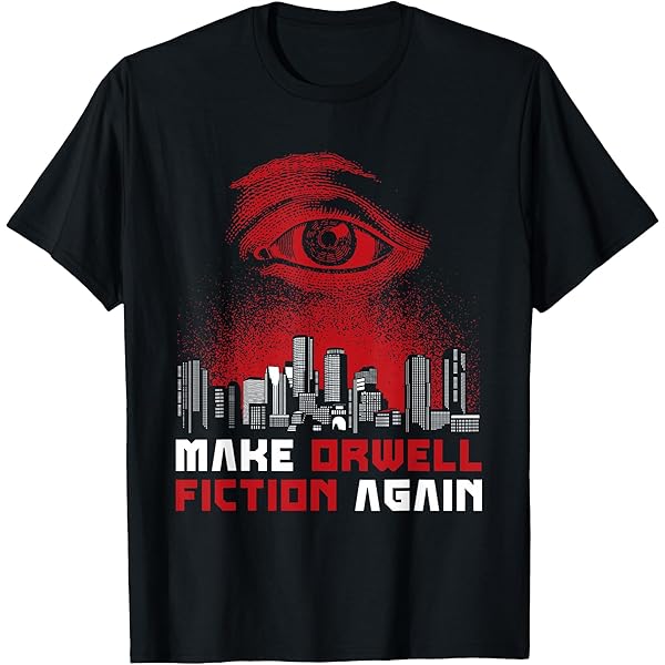 Hoodie Make 1984 Fiction Again Orwell Avait Raison George Orwell 1984 Censure T-shirt Unisexe à Manches Courtes En Jersey - France Make Orwell Fiction Again - 9