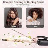 JAETON Curling Wand 9MM Tourmaline Ceramic 180/230C Dry Heat 30s view 3