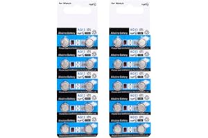 HAISENG LR44 AG13 Button Coin Cell Batteries Durability Batteries for Daily Use Stable Voltages for Small Electronics