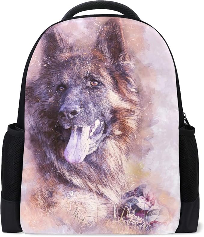 LIANCHENYI German Shepherd Dog Custom Casual Backpack School Bag Travel
