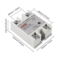 Coliao 3pcs SSR-25AA Solid State Relay AC to AC