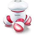 Beurer Handheld Mini Body Massager with LED light, Gentle and Comfortable Vibration, Easy Hand Grip, Portable, Gentle Pressure Point Massage, Massage Tool Easy Palm Fit, Batteries Included, MG16