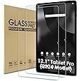 WD&CD 2 Pack Screen Protector Compatible with Onn 12.1" Tablet Pro (2024 Model), Case Friendly Tempered Glass for Onn 12.1inch Tablet Pro【Anti Scratch 】【Anti Bubble】【High Definition】