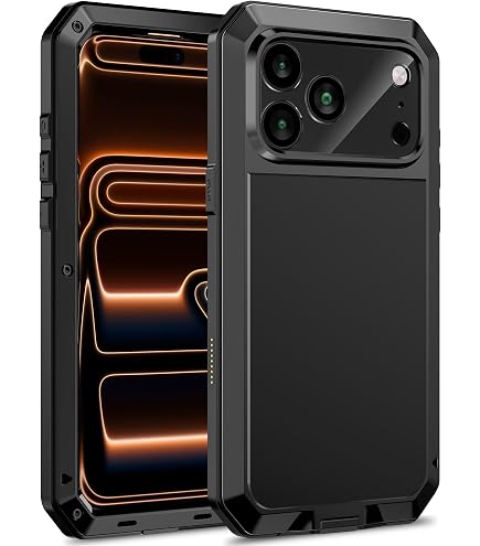 For IPhone 17 Pro Max Case – Clear Shockproof Cover + Tempered Glass – Ultra Slim Fit