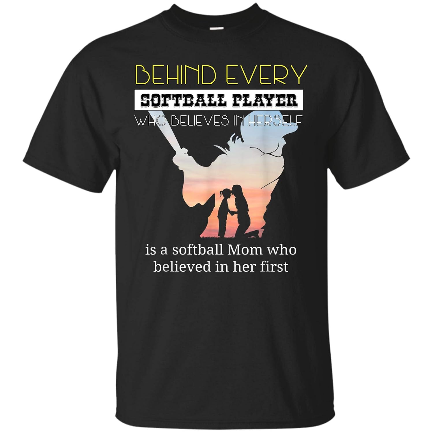 Behind Every Softball Player Funny T Shirts For Softball Players