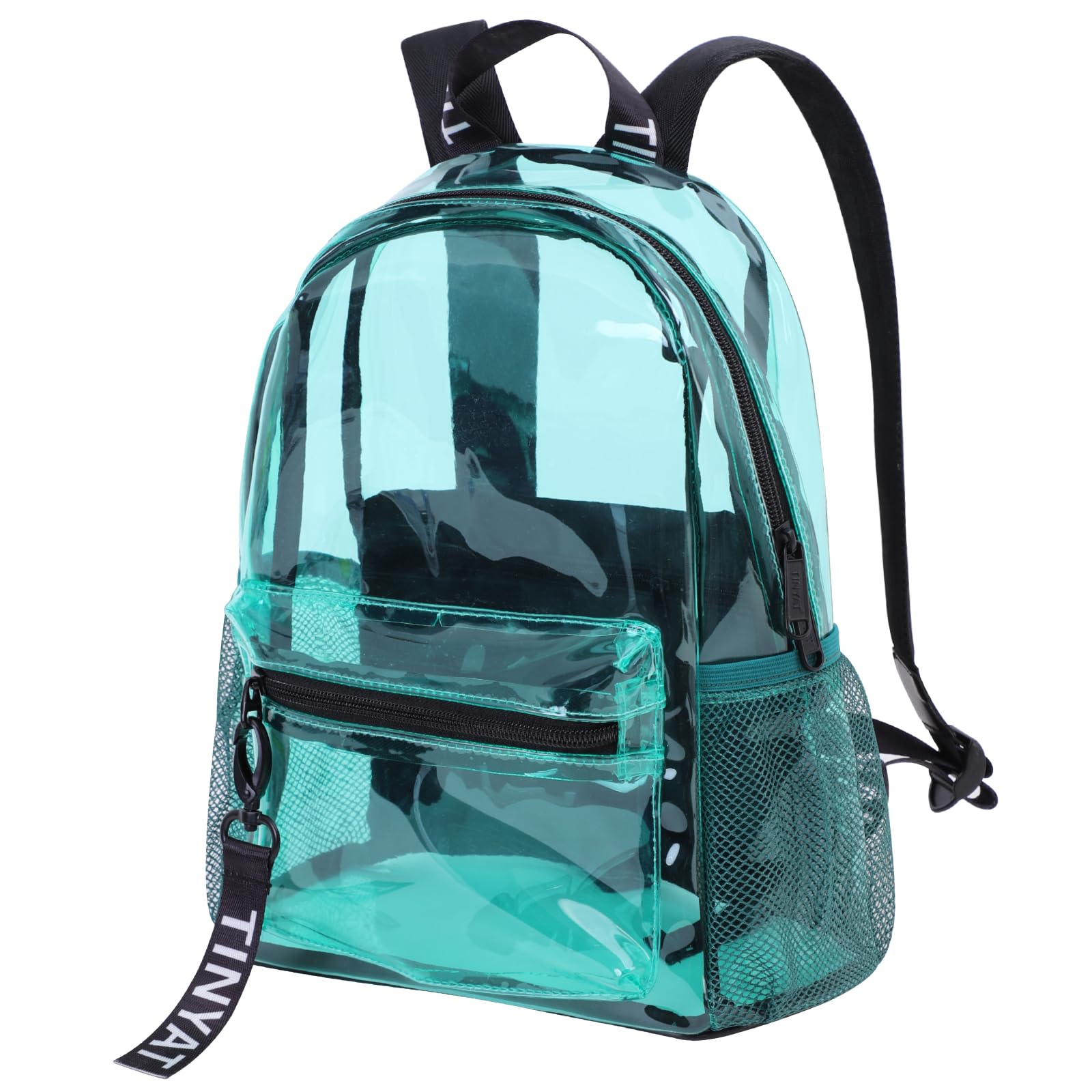 TINYAT Clear Backpack Transparent Women Backpack Waterproof Super PVC Casual Rucksack Fashion Backpack Ladies Shopping Dating Pack, T9051