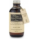 Karma Organic Nail Polish Remover Unscented- Non Toxic, Vegan, Cruelty Free, Acetone Free &ndash; Nails Strengthener for Fingernails &ndash; 4 fl. Oz