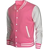 BCPOLO Baseball Jacket - Varsity Cotton Letterman Jacket in 8 Colors