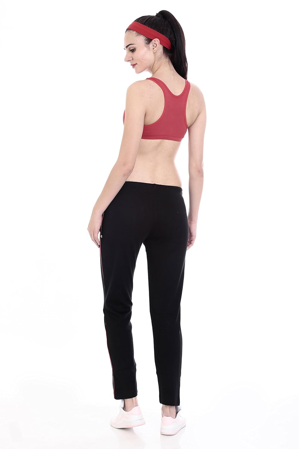 goldstroms women's solid yoga/sports track-pant/jogger with zipper pocket
