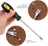 Tomoyuki 4 Pcs Upholstery Staple Remover Set Rubber Handles Heavy Duty view 6