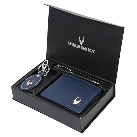 WildHorn Black Mens Wallet (GIFTBOX 152)