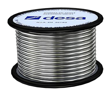 Salki 5100002 - Carrete hilo estano aleado 1% plata 100gr