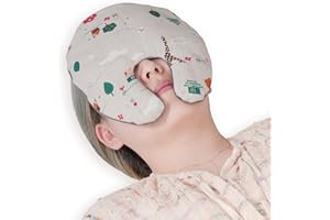 Heating Pad Sinus Relief Mask Moist Heat Face，Sinus Face Mask Heated for Headache，Dry Eyes, Migraine, Sinus Pressure Relief, 