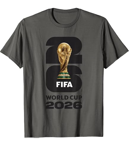 Amazon.com: FIFA World CUP26 Atlanta Trophy Color T-Shirt