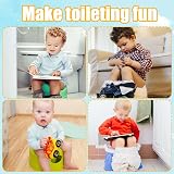 NQEUEPN 24 Sheets Potty Training Stickers 12 Patterns Thermochromic view 6