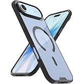 Smartish® iPhone Air MagSafe Clear Case - Gripmunk Magnetic Slim Case [Lightweight + Protective] Anti-Yellowing Thin Grip Clear Cover for Apple iPhone Air - Clearly Black