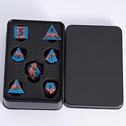 Large Stripe Metal Dice DND,Metallic Solid Crack