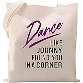 XYANFA Dance Miove Inspired cosmetic bag Dance lover gift Watermelon themed Gift 80s Movie Zipper Pouch