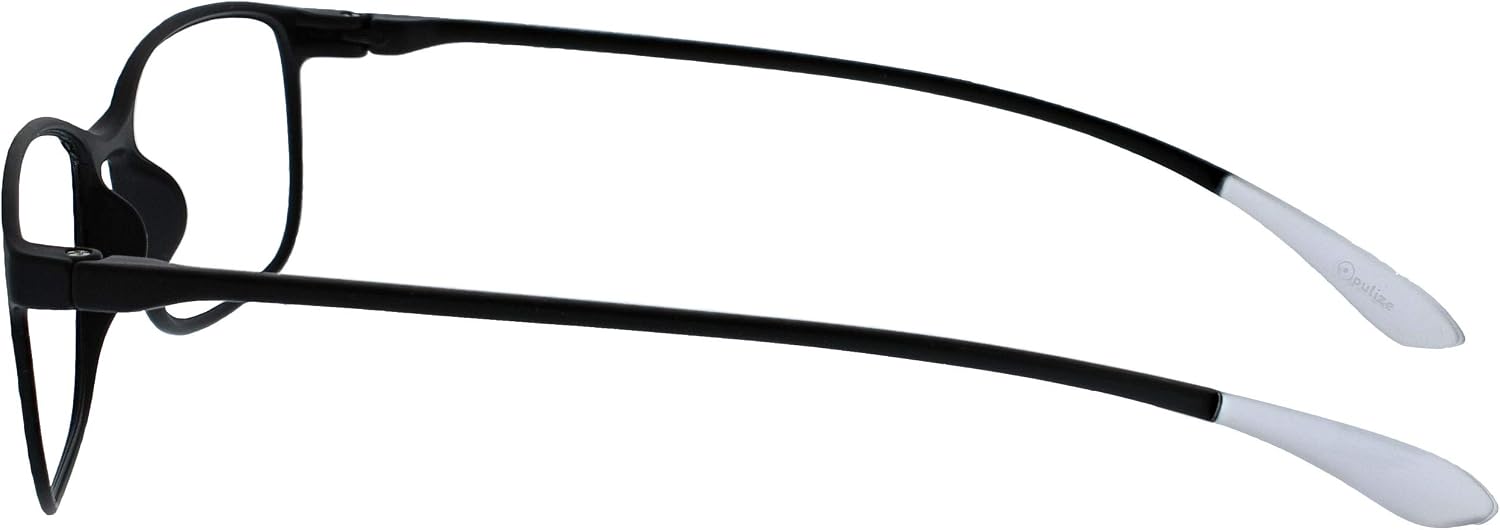 OPULIZE Ice Reading Glasses 4 Pack Ultra Lightweight Scratch Resistant Black Blue Grey Frame Mens Womenss RRRR61-1137 +2.00 - Image 4