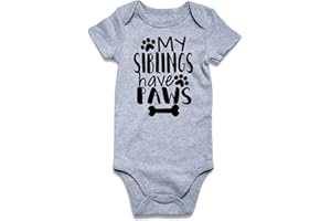 RAISEVERN Baby Boys Girls Clothes Infant Romper Newborn Bodysuits Funny Outfit 0-12 Months