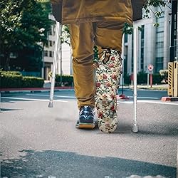LedBack Floral Leg Cast Cover Vintage Roses Print