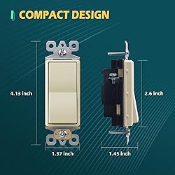 TOPELER 10Pack Decorator Single Pole Light