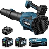 42V Leaf Blower Cordless, 700CFM & 6 Speed Modes, 42V Powerful Blowers with 2 x 5.0Ah Batteries and Charger, Lightweight Battery Powered Leaf Blowers for Lawn Care, Patio, Dust, Blowing Leaves