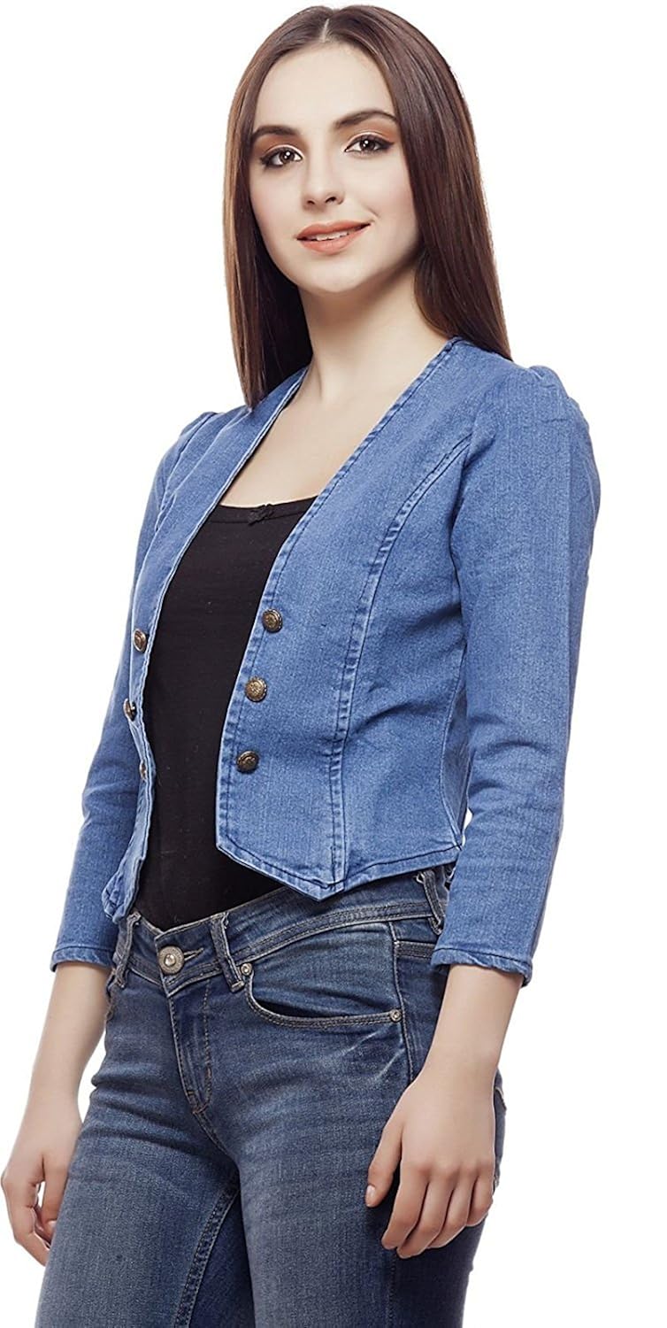 westa clothing denim shrugs for women