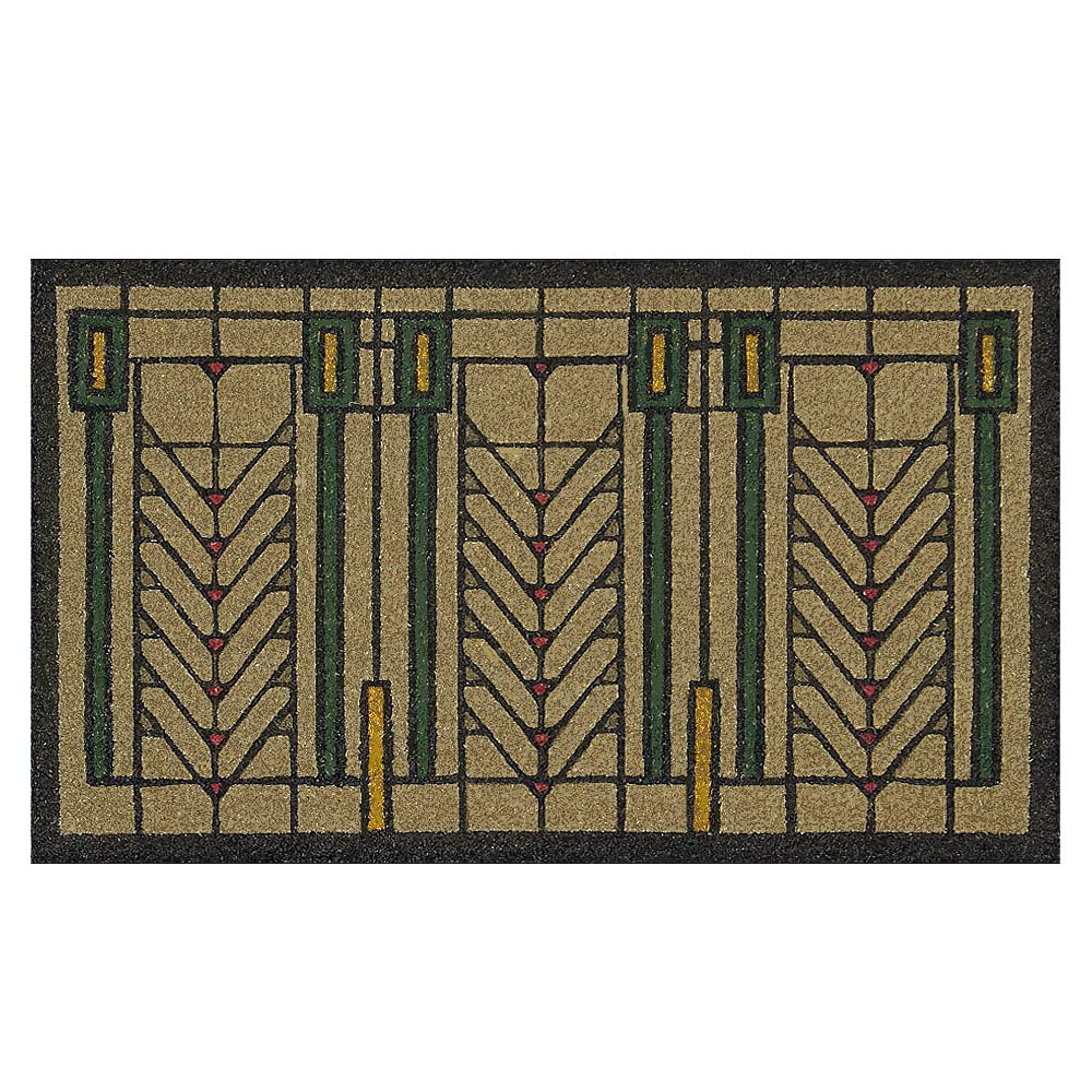 Frank Lloyd Wright Colored Tree of Life Doormat