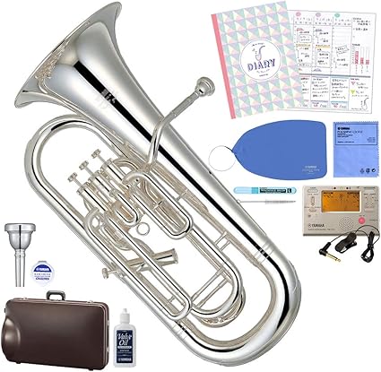 Amazon Yamaha Yep 621s ユーフォニアム 初心者セット チューナー お手入れセット付属 ヤマハ ユーフォニアム 楽器
