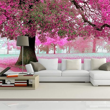 Pegatinas De Pared Papel De Empapelar Personalizado Foto 3d Cerezo