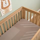 Clair de Lune 2 Pack Fitted Cotton Cot Bed Sheets 70x140 Grey view 3