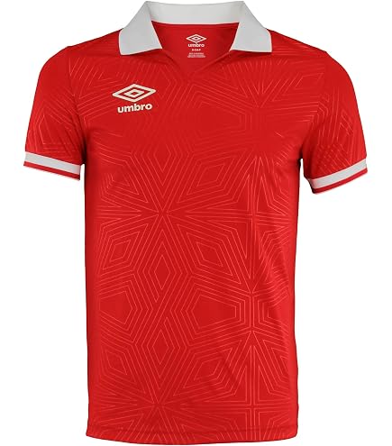 Amazon.com: Umbro Men's Vertical Stripe Soccer Jersey, Vermillion